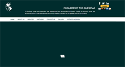 Desktop Screenshot of chamberoftheamericas.com